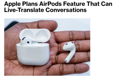 翻譯徹底失業(yè)!蘋(píng)果AirPods耳機(jī)將能實(shí)時(shí)翻譯,不會(huì)英語(yǔ)也能與老外對(duì)噴